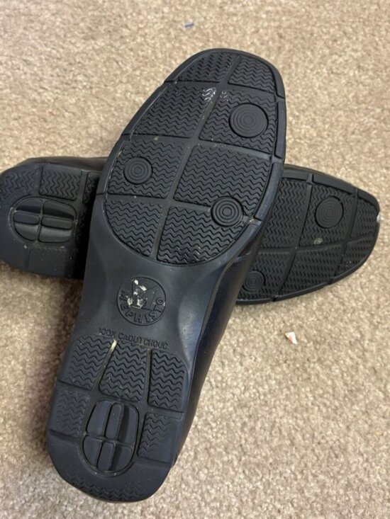 Mephisto Edlef Black Leather Loafers Slip On Cool-Air Shoes Men’s Sz 9.5 Croatia main image 4